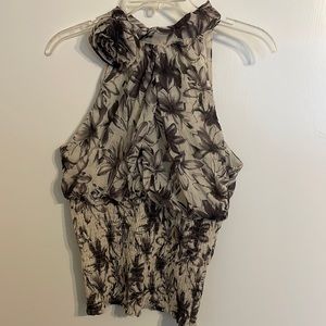 Lovely feminine halter blouse